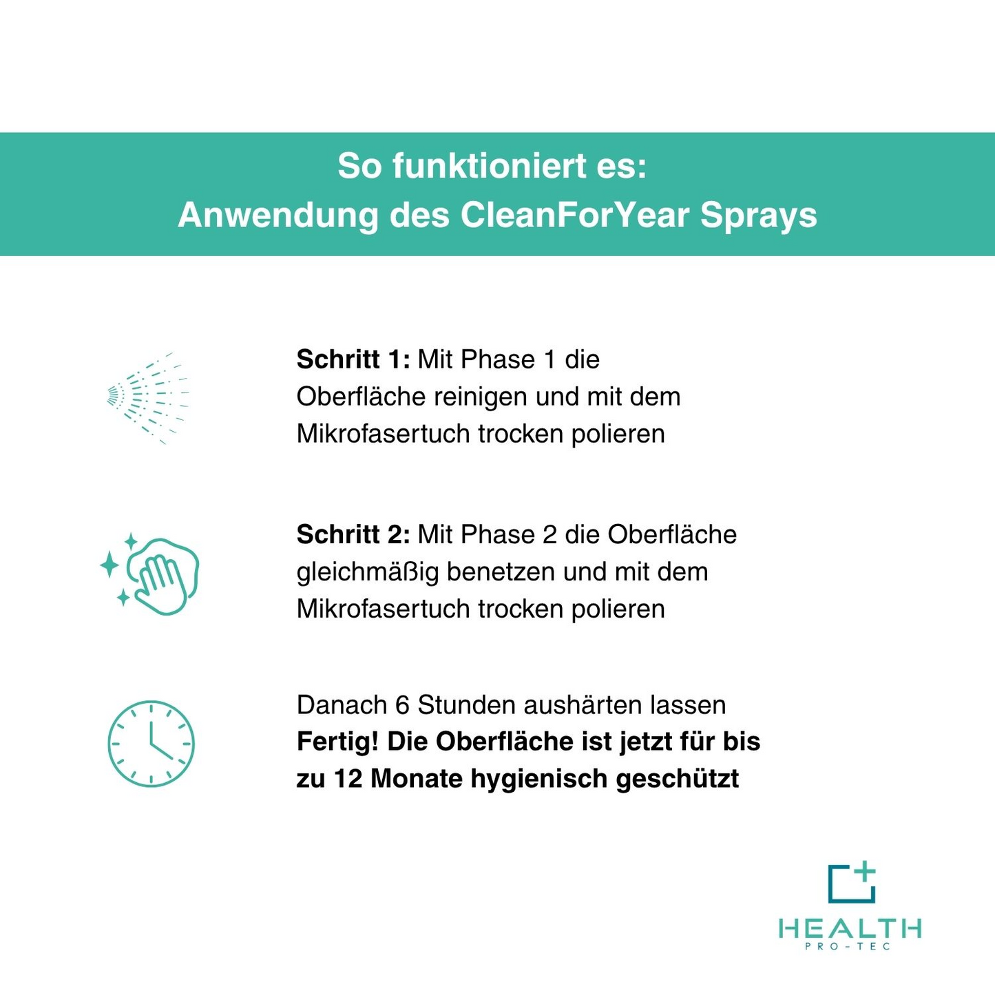 CleanForYear Spray-Kit 100 ml (40 m²)